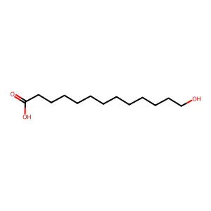 13-Hydroxytridecanoic acid structure