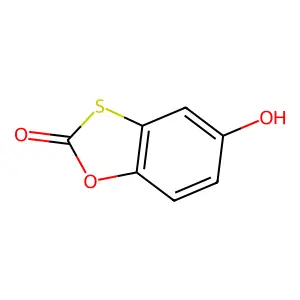 1,3-Benzoxathiol-2-one, 5-hydroxy- structure