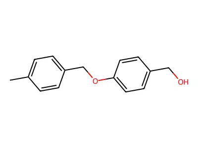 (4-((4-Methylphenyl)methoxy)phenyl)methanol structure