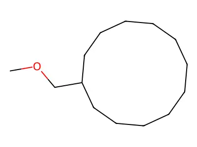 (Methoxymethyl)cyclododecane structure