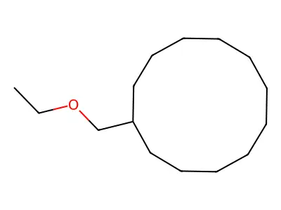 (Ethoxymethyl)cyclododecane structure