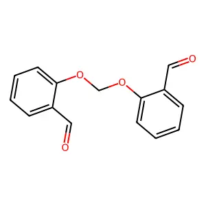 Benzaldehyde, 2,2'-[methylenebis(oxy)]bis- structure