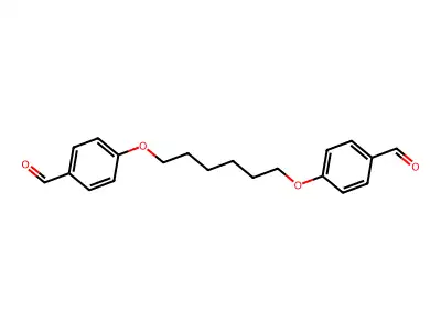 2-[6-(2-Formylphenoxy)hexoxy]benzaldehyde structure