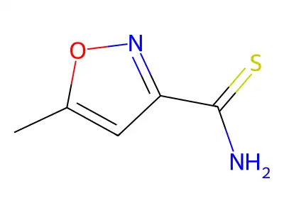 5-Methylisoxazole-3-carbothioamide structure