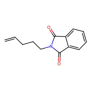 2-(pent-4-en-1-yl)-2,3-dihydro-1H-isoindole-1,3-dione structure