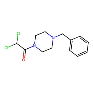 1-(4-Benzylpiperazin-1-yl)-2,2-dichloroethanone structure