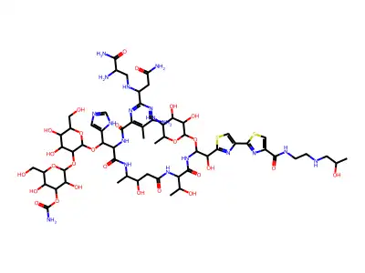 Tallysomycin S5b copper complex structure