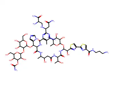 Tallysomycin S1b copper complex structure
