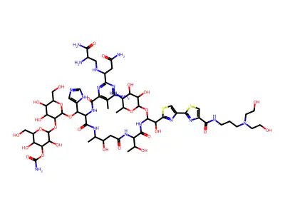 Tallysomycin S8b copper complex structure