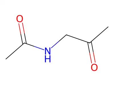 N-(2-氧代丙基)乙酰胺 structure
