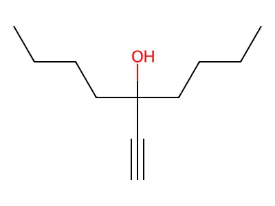 5-Ethynylnonan-5-ol structure