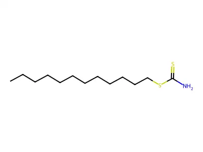 Dodecyl carbamodithioate structure