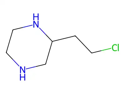 2-(2-Chloroethyl)piperazine structure