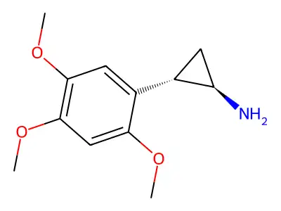 (1R,2S)-2-(2,4,5-trimethoxyphenyl)cyclopropan-1-amine structure