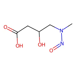 3-Hydroxy-4-[methyl(nitroso)amino]butanoic acid structure