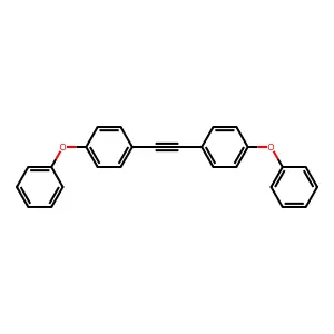 Bis(4-phenoxyphenyl)acetylene structure