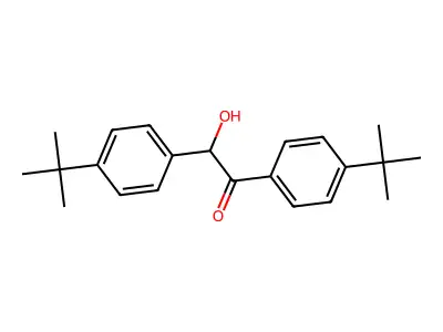 1,2-Bis(4-tert-butylphenyl)-2-hydroxyethan-1-one structure