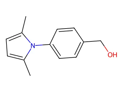 [4-(2,5-dimethyl-1H-pyrrol-1-yl)phenyl]methanol structure