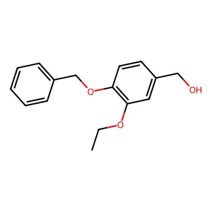 (4-(Benzyloxy)-3-ethoxyphenyl)methanol structure
