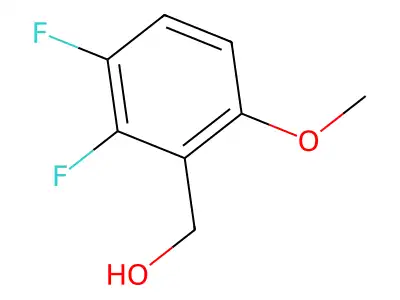 2,3-Difluoro-6-methoxybenzyl alcohol structure
