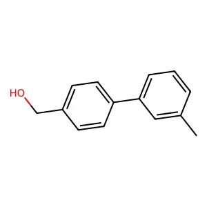 (3'-Methyl-[1,1'-biphenyl]-4-yl)methanol structure