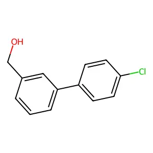 (3-(4-Chlorophenyl)phenyl)methanol structure