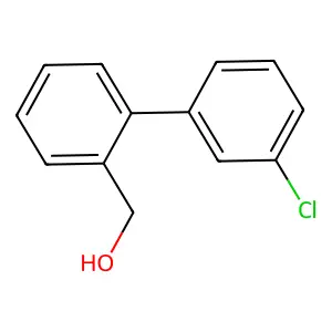 2-(3-Chlorophenyl)benzyl alcohol structure