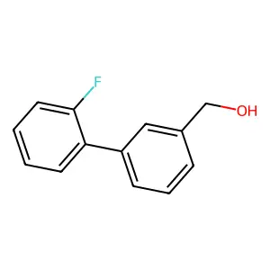 [3-(2-Fluorophenyl)phenyl]methanol structure