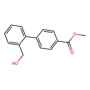 Methyl 2'-(hydroxymethyl)-[1,1'-biphenyl]-4-carboxylate structure