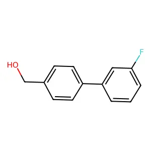 (3'-Fluoro-[1,1'-biphenyl]-4-YL)methanol structure