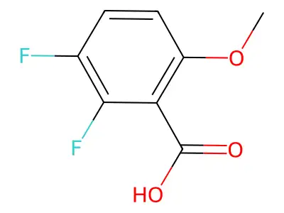 2,3-Difluoro-4-methoxybenzoic acid structure