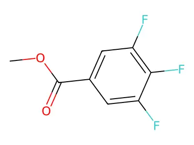Methyl 3,4,5-trifluorobenzoate structure