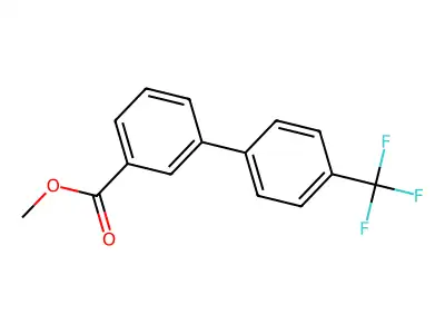 Methyl 4'-(trifluoromethyl)(1,1'-biphenyl)-3-carboxylate structure