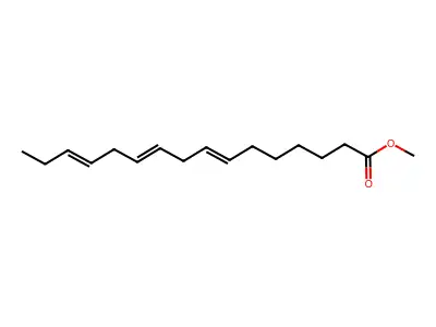 7,10,13-Hexadecatrienoic acid methyl ester structure
