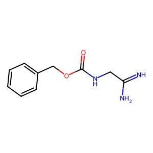 苄基2-氨基-2-亚氨基乙基氨基甲酸酯 structure