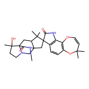 Paraherquamide structure