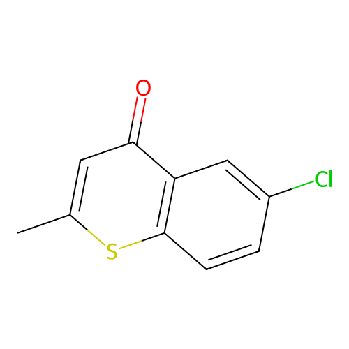 6-Chloro-2-methylthiochromen-4-one structure