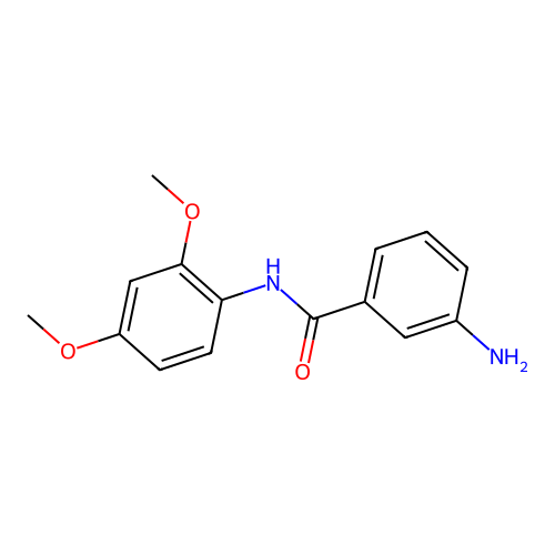 3-amino-N-(2,4-dimethoxyphenyl)benzamide structure