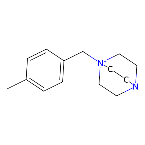 1-(4-Methylbenzyl)-4-aza-1-azoniabicyclo[2.2.2]octane structure