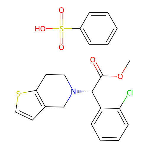 Clopidogrel Besylate structure