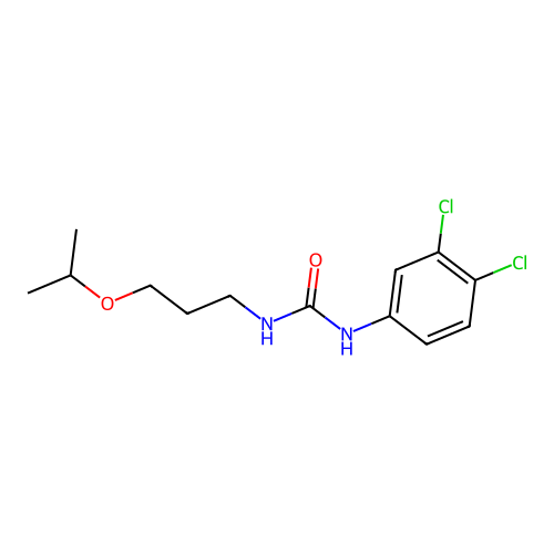 1-(3,4-Dichlorophenyl)-3-[3-(propan-2-yloxy)propyl]urea structure