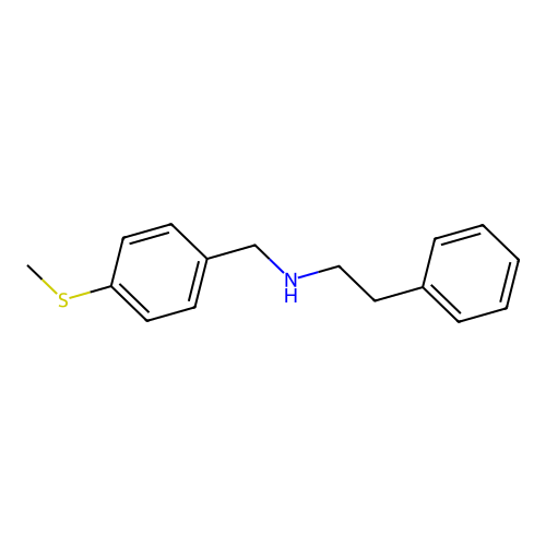 N-[4-(Methylthio)benzyl]-2-phenylethanamine structure