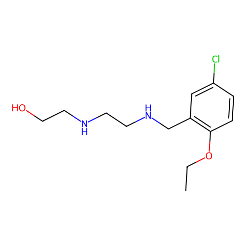 2-({2-[(5-Chloro-2-ethoxybenzyl)amino]ethyl}amino)ethanol structure