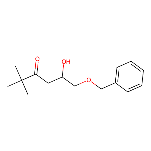 5-Hydroxy-2,2-dimethyl-6-phenylmethoxyhexan-3-one structure