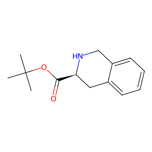 tert-Butyl (3S)-1,2,3,4-tetrahydroisoquinoline-3-carboxylate structure
