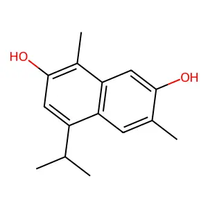 2,7-Dihydroxycadalene structure