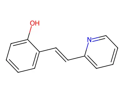(E)-2-(2-Hydroxystyryl)pyridine structure