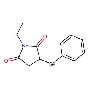 1-Ethyl-3-(phenylselanyl)pyrrolidine-2,5-dione structure