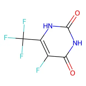 5-Fluoro-6-(trifluoromethyl)pyrimidine-2,4(1H,3H)-dione structure