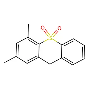 2,4-dimethyl-9H-thioxanthene 10,10-dioxide structure